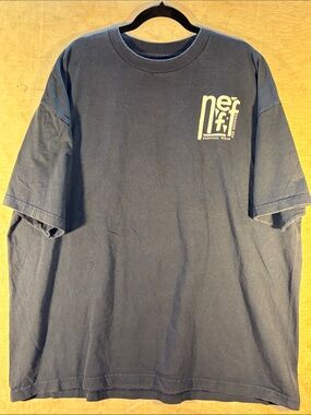Neff Navy Short Sleeve Tee with White Chest Logo